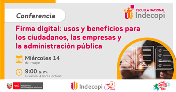  Conferencia presencial gratis Firma digital: usos y beneficios para los ciudadanos, empresas y la administración pública