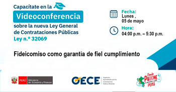  Conferencia virtual "Adelantos y pagos" del OECE