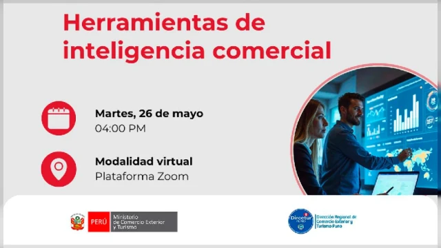  Conferencia virtual - "Herramientas de inteligencia comercial" DIRCETUR Puno y MINCETUR