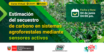 Curso online Estimación del secuestro de carbono en sistemas agroforestales mediante sensores activos del INIA