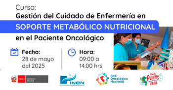 Curso online Gestión del Cuidado de Enfermería en Soporte Metabólico Nutricional en el Paciente Oncológico