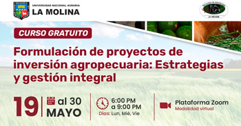 Curso online gratis en "Formulación de proyectos de inversión agropecuaria: Estrategias y gestión digital" 