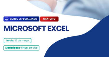  Curso online gratis "Microsoft excel" de INGENIA CYC