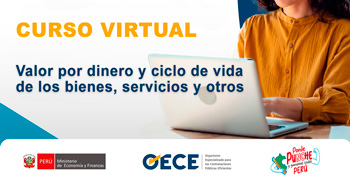  Curso online gratis con certificado "Valor por dinero y ciclo de vida de los bienes, servicios y otros"