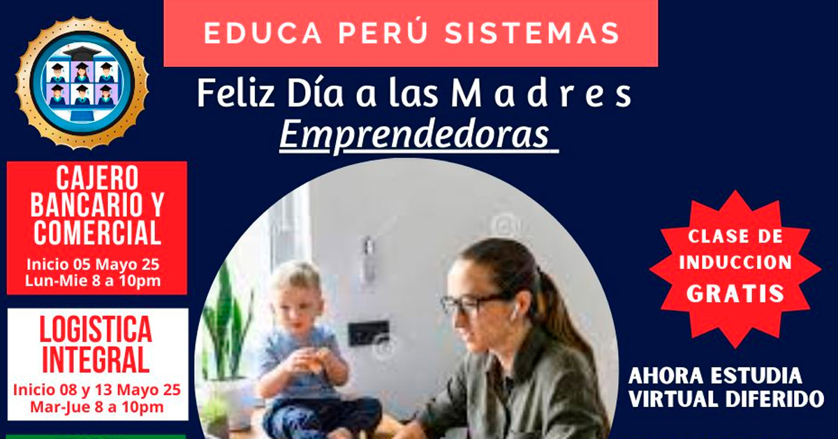  Cursos gratis online de Educa Perú sistemas ((Clases en vivo))
