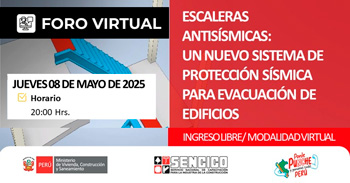 Foro online sobre Escaleras antisismicas: nuevo sistema de proteción sísmica para evacuación de edificios