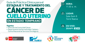  Taller de difusión y socialización de la Guía Clínica para el Estadiaje y Tratamiento del Cáncer de Cuello Uterino
