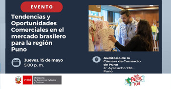  Taller presencial "Tendencias y Oportunidades Comerciales en el mercado brasilero"