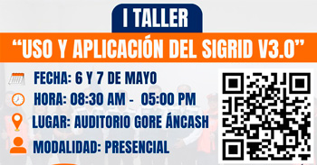 Taller presencial "Uso y aplicación del SIGRID v3.0"