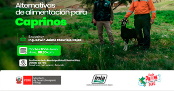 Capacitación presencial "Alternativas de alimentación para caprinos" del INIA
