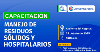  Capacitación Presencial "Manejo de residuos sólidos" del MINSA
