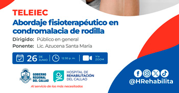  Capacitación virtual  "Abordaje fisioterapéutico en condromalacia de rodilla" 
