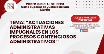  Capacitación online Actuaciones administrativas impugnales en los procesos contenciosos administrativos