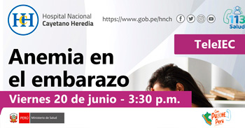 Capacitación online "Anemia en el embarazo" del Hospital Nacional Cayetano Heredia