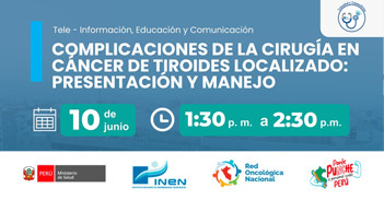 Capacitación online "Complicaciones de la cirugía en cáncer de tiroides localizado: presentación y manejo" 