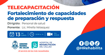  Capacitación virtual  "Fortalecimiento de capacidades de preparación y respuesta"