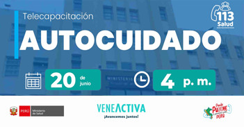  Capacitación online gratis "Autocuidado" del MINSA