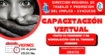  Capacitación online gratis "Trata de Personas y su Vinculación con el Trabajo Forzoso"