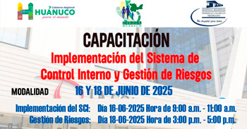  Capacitación online "Implementación del sistema de control interno y gestión de riesgos"