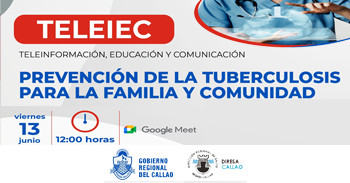  Capacitación online "Prevención de la Tuberculosis para la Familia y Comunidad" de la Diresa Callao