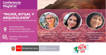 Conferencia presencial "Mujer, ritual y arqueología" del Ministerio de Cultura Dirección de Junín