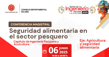 Conferencia online "Seguridad Alimentaria en el Sector Pesquero"