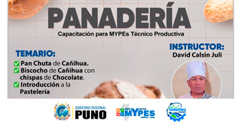  Curso presencial de Panadería del Gobierno Regional Puno 