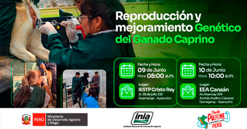 Curso presencial "Reproducción y mejoramiento genético del Ganado Caprino" del INIA