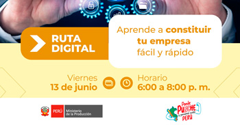  Curso online "Aprende a construir tu empresa fácil y rápido" de PRODUCE