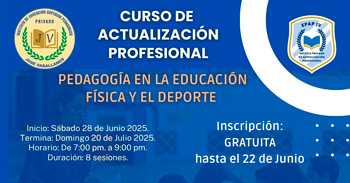  Curso online gratis: "ACTUALIZACIÓN EN PEDAGOGÍA DE LA EDUCACIÓN FÍSICA Y EL DEPORTE"