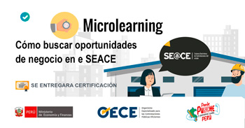  Curso online gratis "Cómo buscar oportunidades de negocio en el SEACE" del OECE