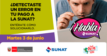 Evento online gratis "¿Detectaste un error en tu pago a la SUNAT? Entérate cómo solucionarlo" de la SUNAT