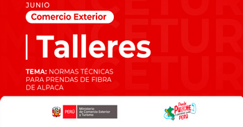  Taller presencial "Normas Técnicas para prendas de fibra de alpaca" del Mincetur Perú