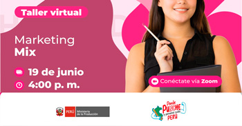  Taller  online "Marketing Mix" de PRODUCE