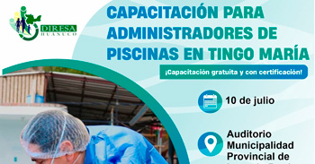  Capacitación presencial gratis para "Administradores de piscina"