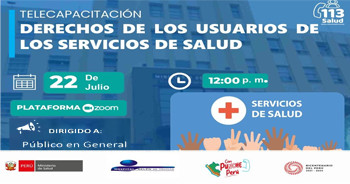  Capacitación online "Derechos de los usuarios de los servicios de salud" del Hospital Belén de Trujillo