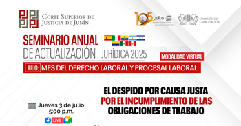  Capacitación online "El despido por causa justa por el incumplimiento de las obligaciones de trabajo" 