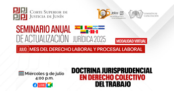  Capacitación online "Doctrina Jurisprudencial en Derecho Colectivo del Trabajo" 