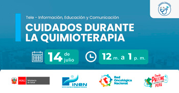  Capacitación virtual gratuita "Cuidados Durante la Quimioterapia"del INEN