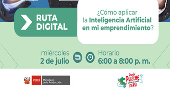  Capacitación online gratis "¿Cómo aplicar la Inteligencia Artificial en mi emprendimiento?" 