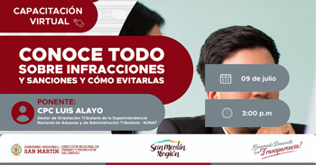  Capacitación online gratis "Conoce Todo Sobre Infracciones Y Sanciones Y Cómo Evitarlas"  