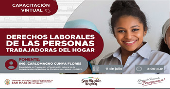  Capacitación online gratis: "Derechos Laborales de las Personas Trabajadoras del Hogar"  