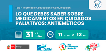  Capacitación online gratis Lo que debes saber sobre medicamentos en cuidados paliativos: antieméticos
