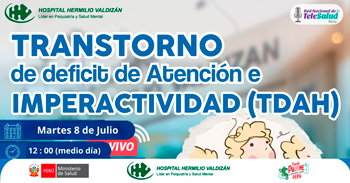 Capacitación online gratis "Transtorno de deficit de atención e imperactividad (TDAH)" 