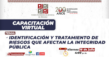  Capacitación online "Identificación y Tratamiento de Riesgos que Afectan la Integridad Pública" 