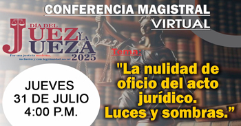  Capacitación online "La nulidad de oficio del acto jurídico. Luces y sombras" 