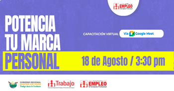  Capacitación online Potencia tu marca personal: cómo destacar en el mundo laboral con autenticidad y estrategia