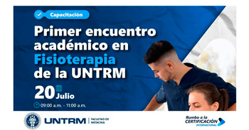  Capacitación online "Primer Encuentro Académico en Fisioterapia " de la UNTRM