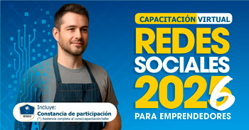  Capacitación online "Redes Sociales 2025-2026" de la DRTPE Piura