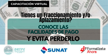  Capacitación online  Tienes un fraccionamiento y/o aplazamiento, Conoce las facilidades de pago para evitar perderlo